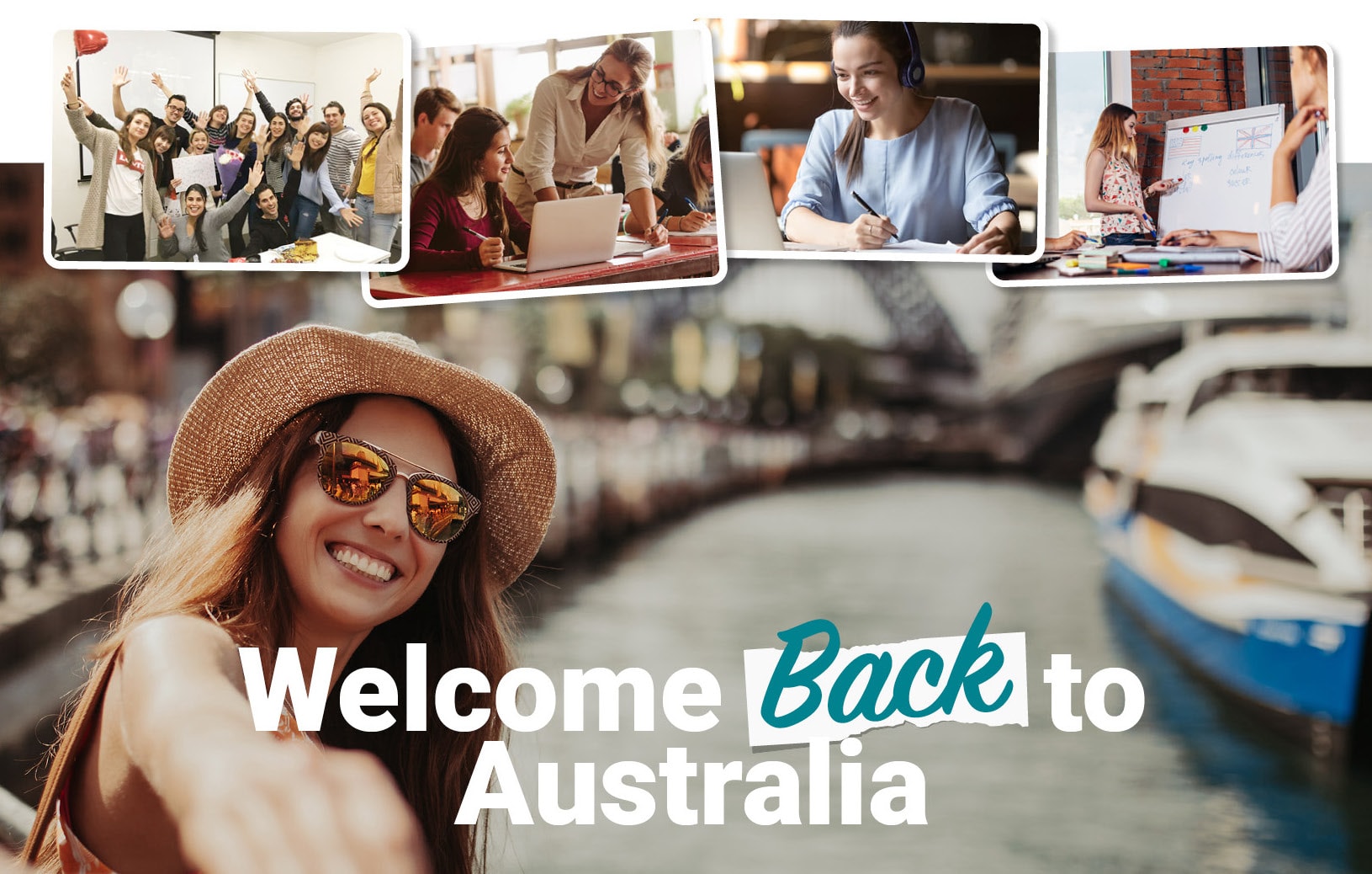 Welcome Back to Australia 01a Scots English Study in Australia, Welcome back to Australia